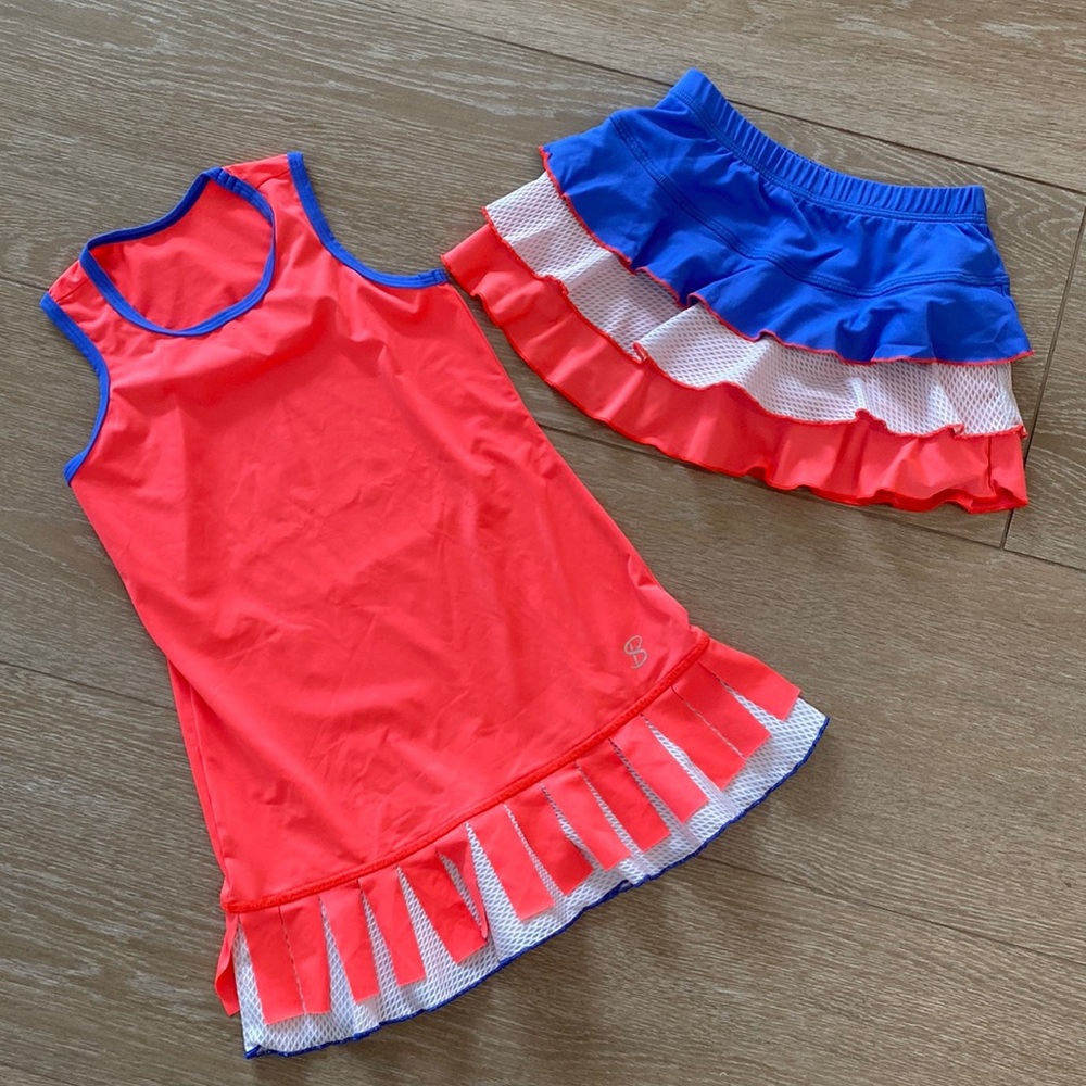 Sofibella dress and tennis skirt, size XS